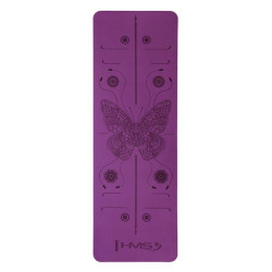 Килимок для йоги YM10 TPE VIOLET HMS