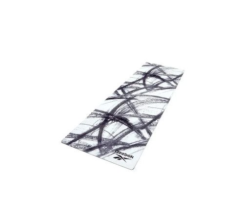Килимок для йоги Reebok Natural Rubber Yoga Mat 32 мм, біло-сірий