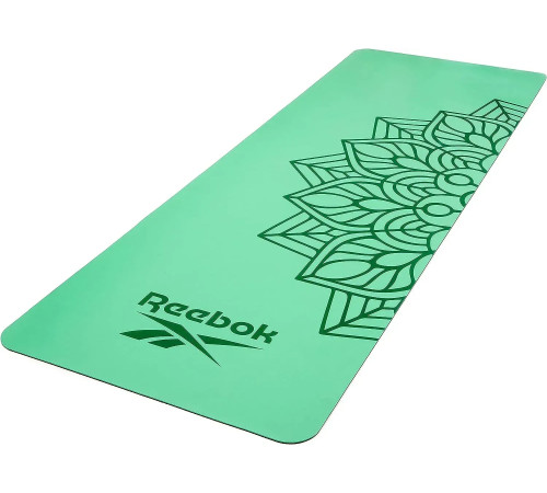 Килимок для йоги Reebok Natural Rubber Yoga Mat 4 мм, зелений
