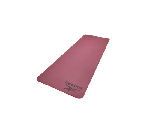 Двосторонній килимок для йоги Reebok Double Sided 6 мм, фіолетово-кораловий