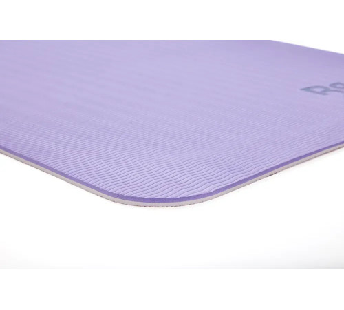 Килимок для йоги Reebok Double Sided 6 мм, фіолетово-рожевий