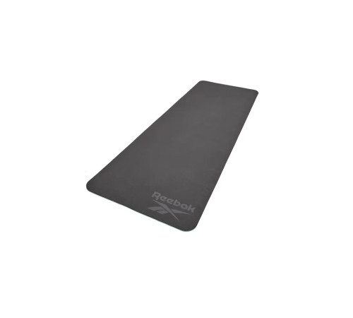 Двосторонній килимок для йоги Reebok Double Sided 6 мм, чорно-бірюзовий
