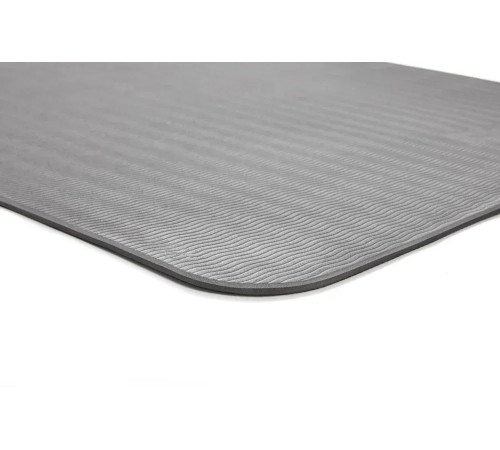 Килимок для йоги Reebok Double Sided 6 мм, чорно-сірий