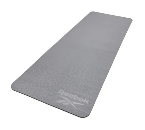 Килимок для йоги Reebok Double Sided 6 мм, чорно-сірий