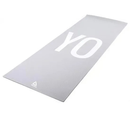 Килимок для йоги Reebok Double Sided 4 мм, сірий