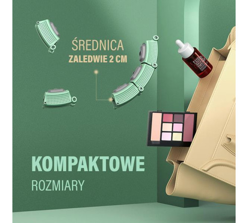 КОМПЛЕКТ ОБРУЧ HULA HOOP МАГНІТНИЙ ЗЕЛЕНИЙ HHM14 З ОБТЯЖУВАЛЬНИКОМ + ЛІЧИЛЬНИК HMS + ПІДТРИМКА НА ТАЛІЇ BR163 ЧОРНИЙ ПЛЮС РОЗМІР