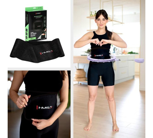 КОМПЛЕКТ ХУЛА-ХУП МАГНІТНИЙ ФІОЛЕТОВИЙ HHM14 З ГАРЮ + ЛІЧИЛЬНИК HMS + ПІДТРИМКА НА ТАЛІЇ BR163 ЧОРНИЙ ПЛЮЗ РОЗМІР