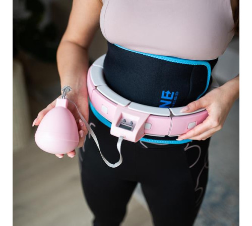 Набір регульований обруч HMS FH06 з вагою та лічильником + опора для талії BR160