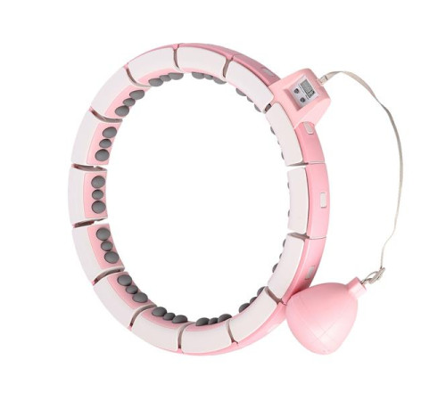 Набір регульований обруч HMS FH06 з вагою та лічильником + опора для талії BR160