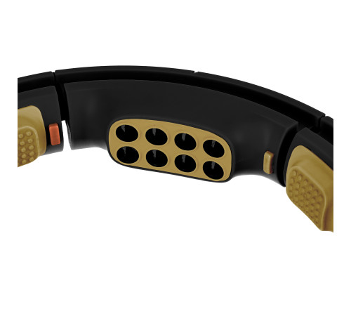 Хула-хуп магнітний HMS HHM13 з лічильником та навантаженням, чорно-золотий