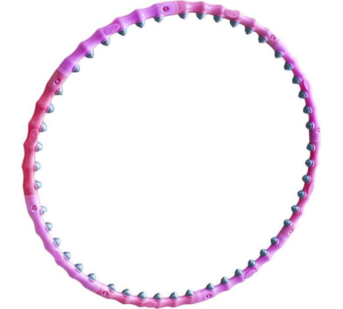Обруч Allright Hula Hop Hoop 90 см з масажем рожевий (FE05012)