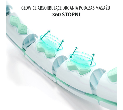 Хула-хуп HMS HHW06 з лічильником, навантаженням та поясом для схуднення BR163, м'ятний