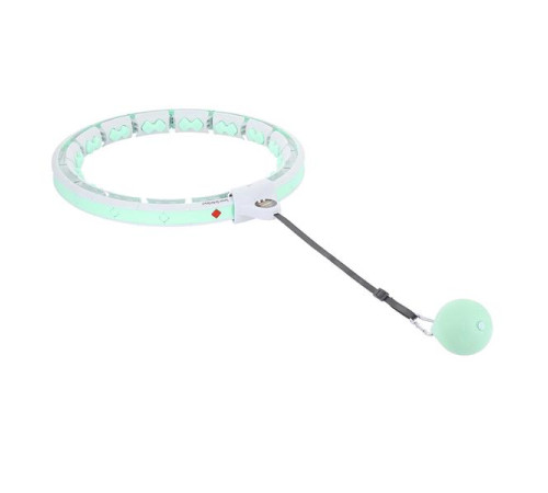 Хула-хуп HMS HHW06 з лічильником, навантаженням та поясом для схуднення BR163, м'ятний