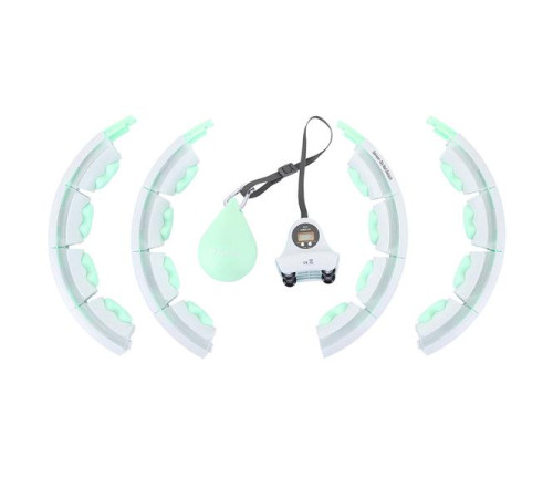 Хула-хуп HMS HHW06 з лічильником, навантаженням та поясом для схуднення BR163, м'ятний