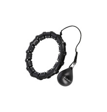 Хула-хуп масажний HMS HHW02 з навантаженням, чорний