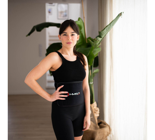 Хула-хуп магнітний HMS HHM15 з лічильником, навантаженням та поясом для схуднення BR16 Plus Size, блакитний