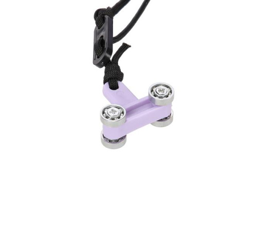 Хула-хуп масажний One Fitness OHA02 з навантаженням, фіолетовий