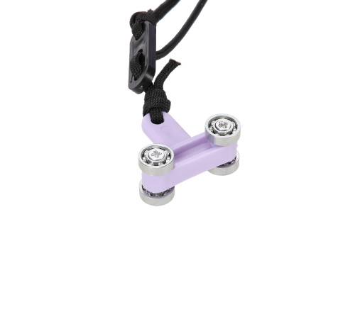 Хула-хуп масажний One Fitness OHA02 з навантаженням та поясом для схуднення BR160, фіолетовий