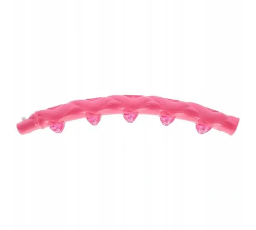 Масажний обруч Хула Хуп HHP024 HULA HOP 1,6KG 110CM HMS - чорно-рожевий