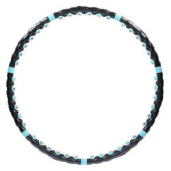 Масажний обруч HHP006 HULA HOP 98CM HMS - чорно-блакитний 