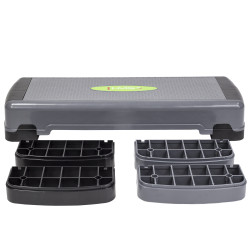 Степ-платформа HMS AS005 AEROBIC STEP, сіро-чорна