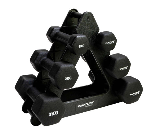 Степ-платформа Reebok Step Set зі стійкою з гантелями Tunturi