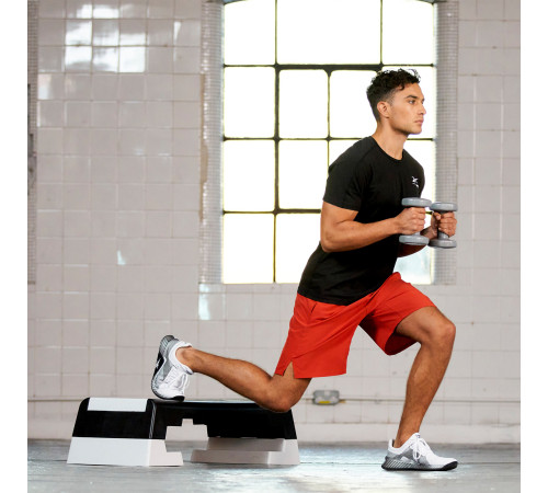 Степ-платформа Reebok Step, чорно-біла