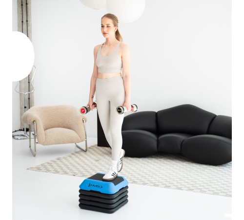 Степ-платформа HMS AS001 MINI, чорно-синя