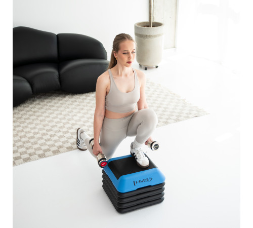 Степ-платформа HMS AS001 MINI, чорно-синя