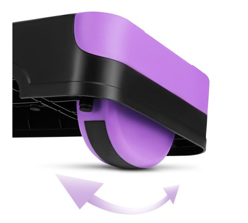 Степ-платформа з балансуванням HMS AS008М, чорно-фіолетовий