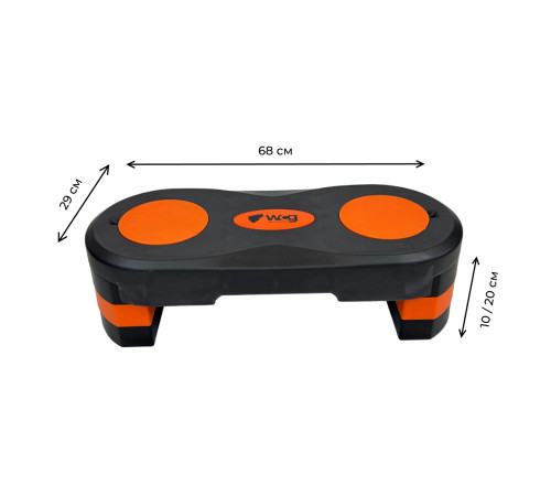 Степ-платформа WCG AerobicStep 3-ступінчаста (овальна) Степ-платформа WCG AerobicStep 3-ступінчаста (овальна)