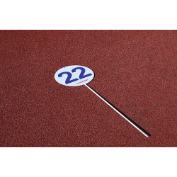 Металева мітка відстані, що встромляється в землю, висота 70 см Polanik DM70-S0321