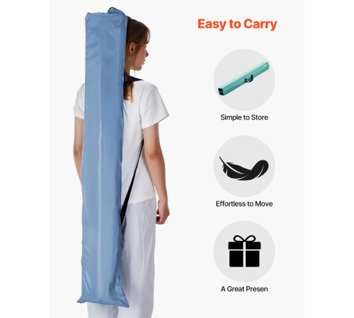 Дитяча гімнастична балка VEVOR SWS8EVAPU 2,35, м'ятно-зелений