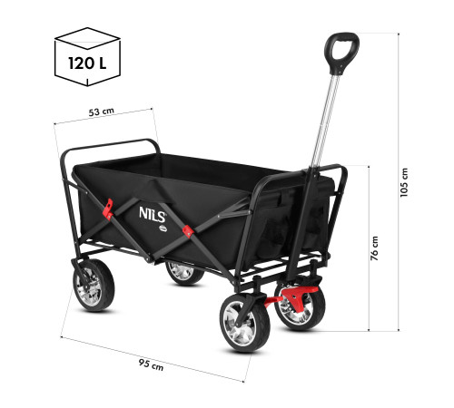 Візок розкладний NILS CAMP NC2603 120 л