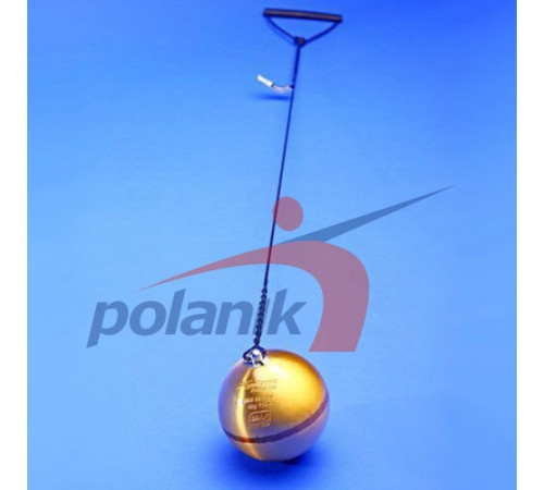 Молот латунний змагальний 4 кг, Polanik Premium Line Gold Hammer, IAAF I-10-0464 Молот латунний змагальний 4 кг, Polanik Premium Line Gold Hammer, IAAF I-10-0464