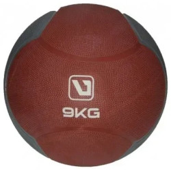 Медбол MEDICINE BALL 9кг-286 мм, червоно-сірий
