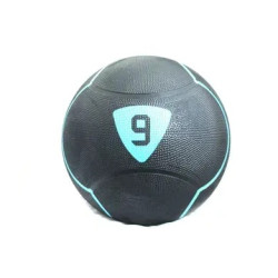 Медбол SOLID MEDICINE BALL 9кг, чорно-бірюзовий