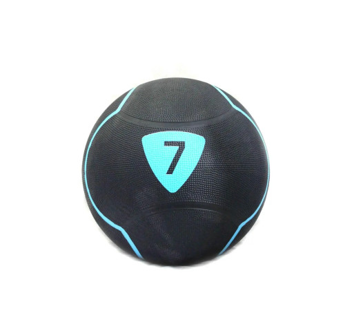Медбол SOLID MEDICINE BALL 7кг, чорно-бірюзовий