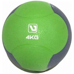 Медбол LiveUp MEDICINE BALL 4кг-216 мм, зелено-сірий