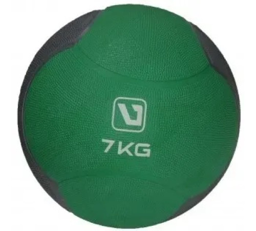 Медбол MEDICINE BALL 7кг-286 мм, зелено-сірий