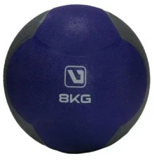 Медбол MEDICINE BALL 8кг-286 мм, фіолетово-чорний