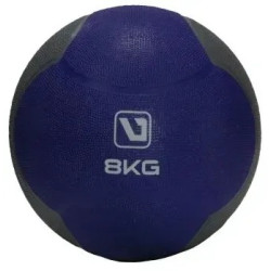 Медбол MEDICINE BALL 8кг-286 мм, фіолетово-чорний