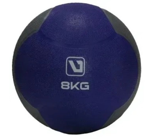 Медбол MEDICINE BALL 8кг-286 мм, фіолетово-чорний