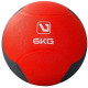Медбол MEDICINE BALL 6кг-241 мм, червоно-чорний