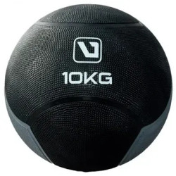 Медбол MEDICINE BALL10 кг-286 мм, чорно-сірий 