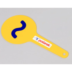 Суддівська жовта картка для спортивної ходьби Polanik TSC-BK, втрата контакту