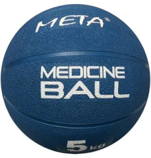 Медбол Meta Colour Medicine Ball 5 кг, 27 см, синьо-білий