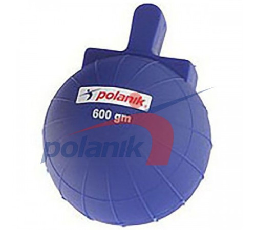 М'яч для метання списа Polanik 600г з ручкою М'яч для метання списа Polanik 600г з ручкою
