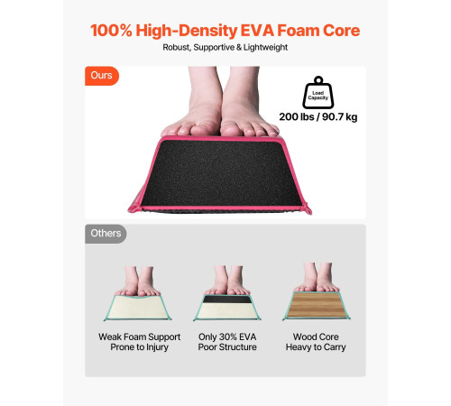 Дитяча гімнастична балка VEVOR SWS8EVASU 233 см, рожева