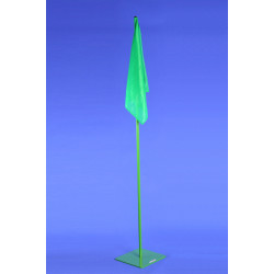 Зелений прапор з основою 2 м Polanik BFG-S0324